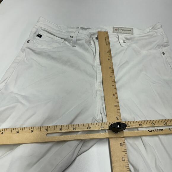 Adriano Goldschmied Jeans Womens‎ 29 White High Rise Abby Ankle Skinny Anthro - Picture 8 of 9